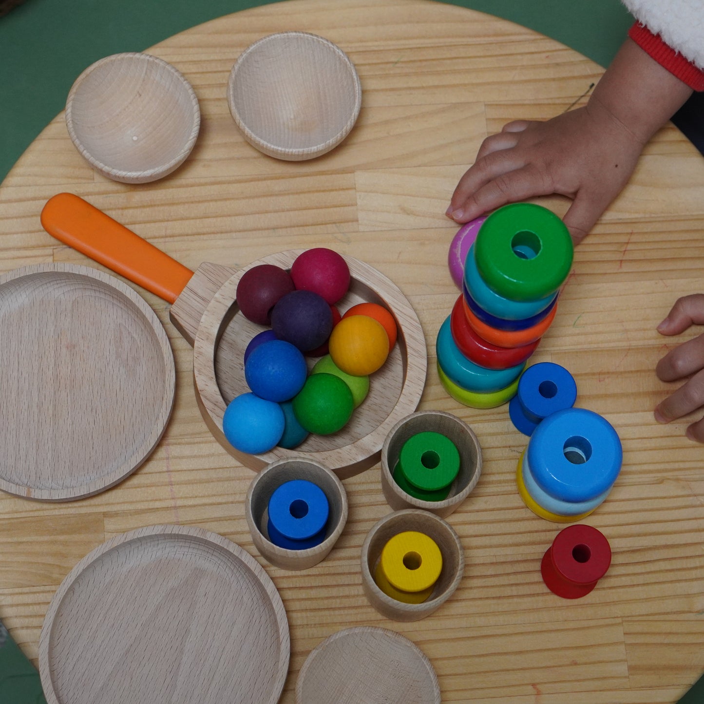 あそぶコトオリジナル 木製ビーズ