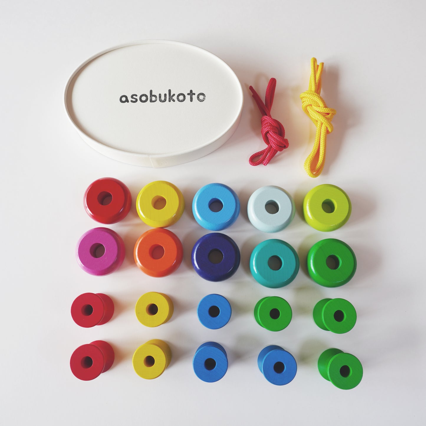 あそぶコトオリジナル 木製ビーズ