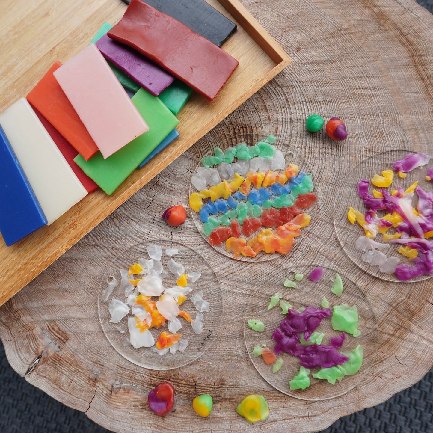 シュトックマー粘土の貼り絵あそびセット